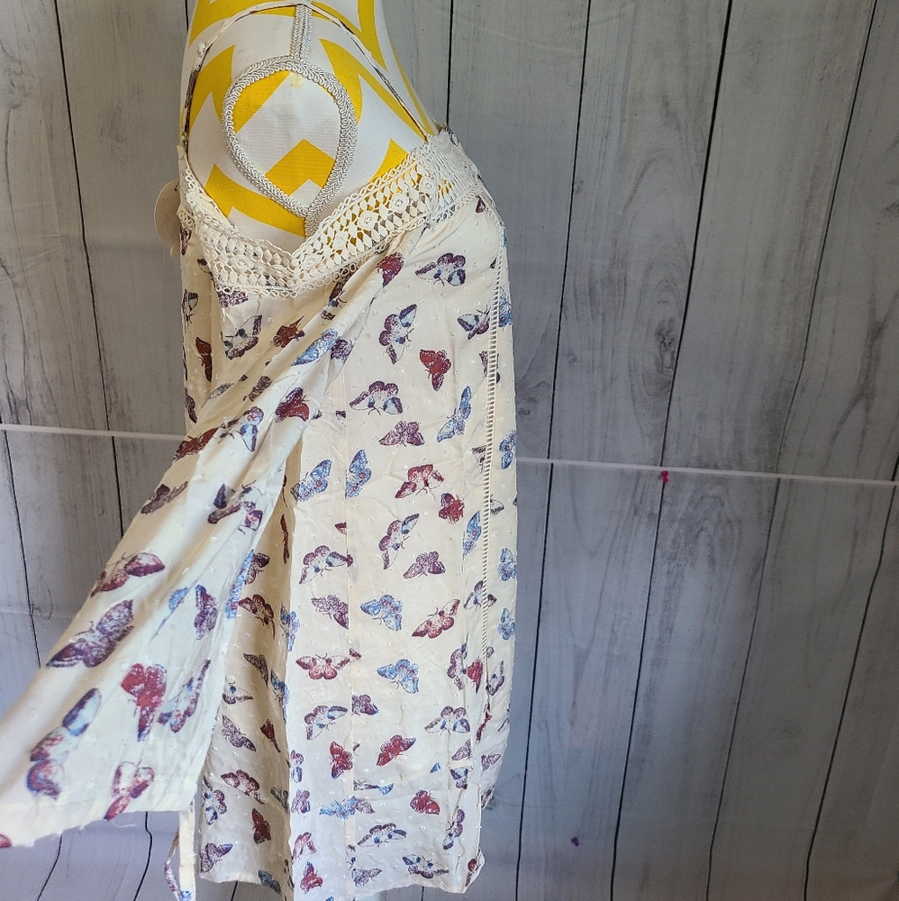 Cream Butterfly Dress - Picture 8 of 14